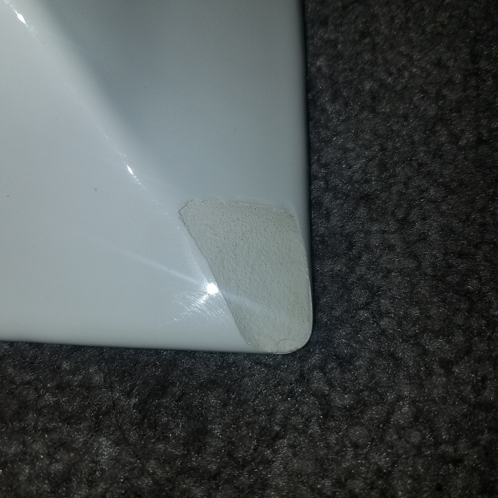 Square Home Plates White. - Picture 5 of 6